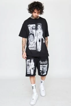 CASH Junji Ito Jack-in-the-Box Tee Black