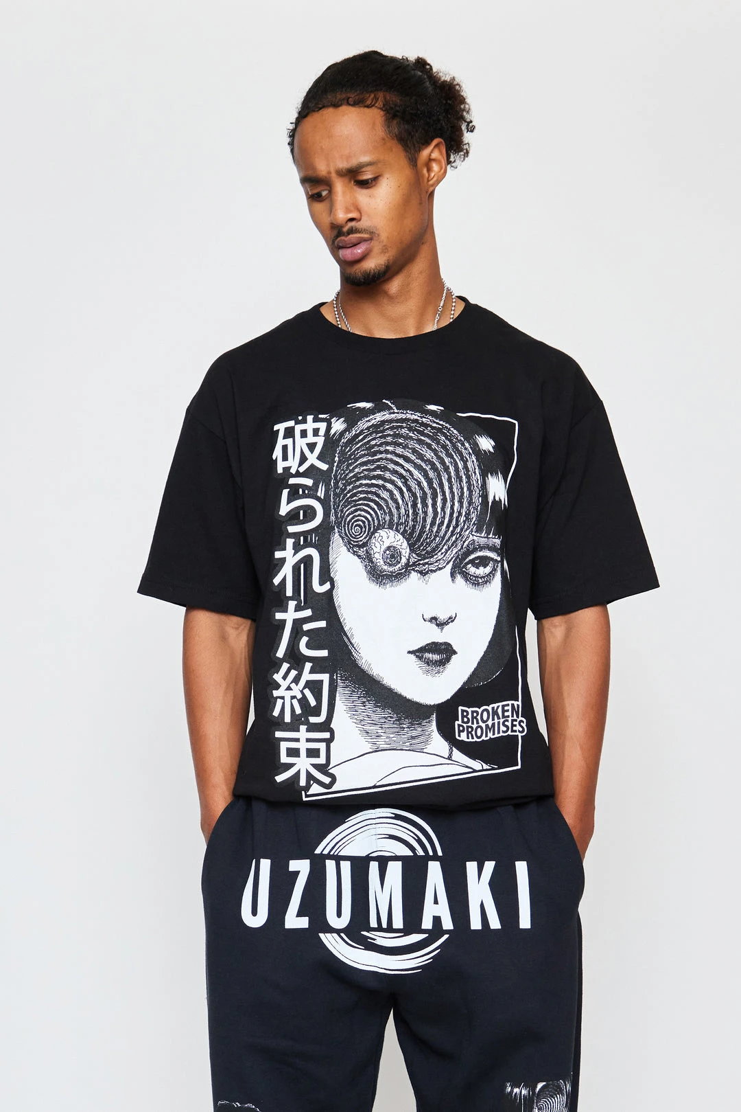 CASH Junji Ito Uzumaki Tee Black