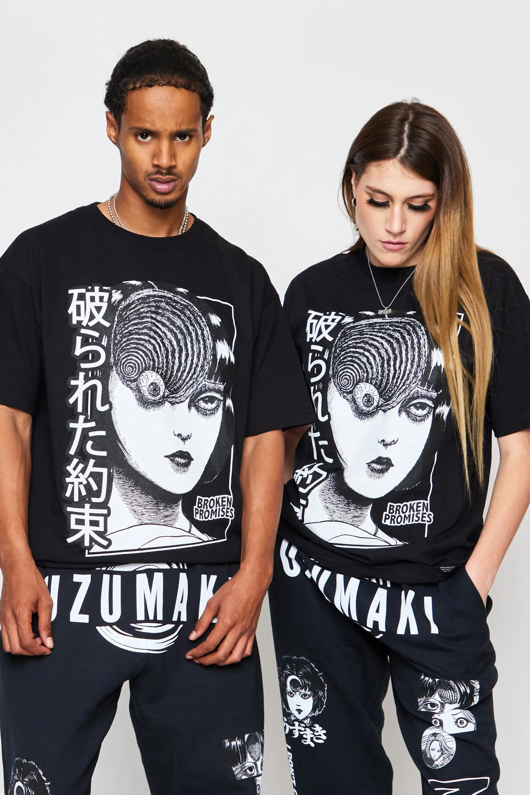 CASH Junji Ito Uzumaki Tee Black
