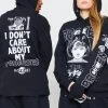 BROKEN PROMISES Junji Ito I Don't Care Black Hoodie
