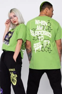 BROKEN PROMISES Shirts Feel It Tee Green