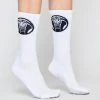 BROKEN PROMISES Bite Logo Sock - White