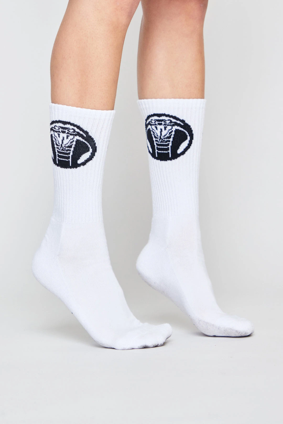 BROKEN PROMISES Bite Logo Sock - White