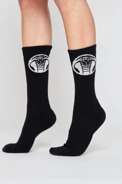 BROKEN PROMISES Bite Logo Sock - Black