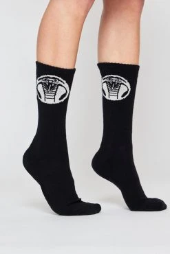 BROKEN PROMISES Bite Logo Sock - Black