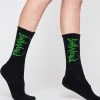 BROKEN PROMISES Graveyard Sock - Black