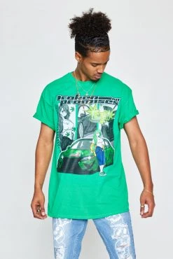 BROKEN PROMISES Guilt Drifting S/S Green Shirts