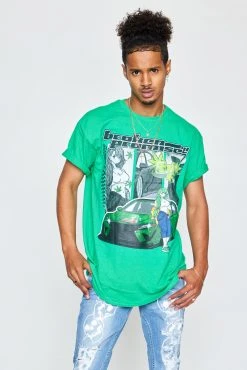 BROKEN PROMISES Guilt Drifting S/S Green Shirts