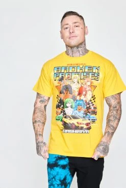 BROKEN PROMISES Shirts Street Racers S/S Gold