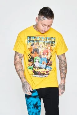 BROKEN PROMISES Shirts Street Racers S/S Gold
