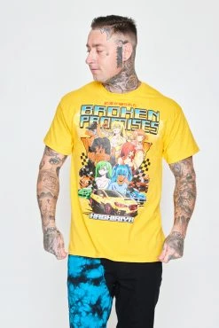 BROKEN PROMISES Shirts Street Racers S/S Gold
