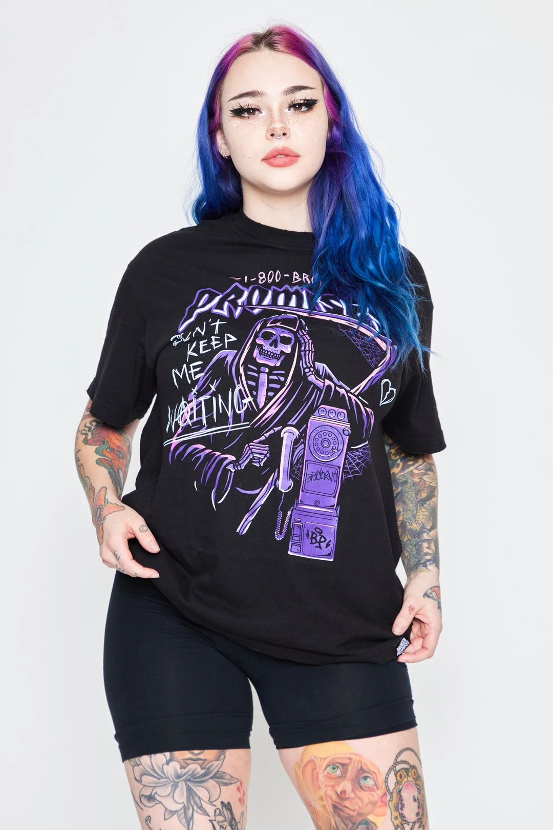 CASH Call Waiting Black Tee