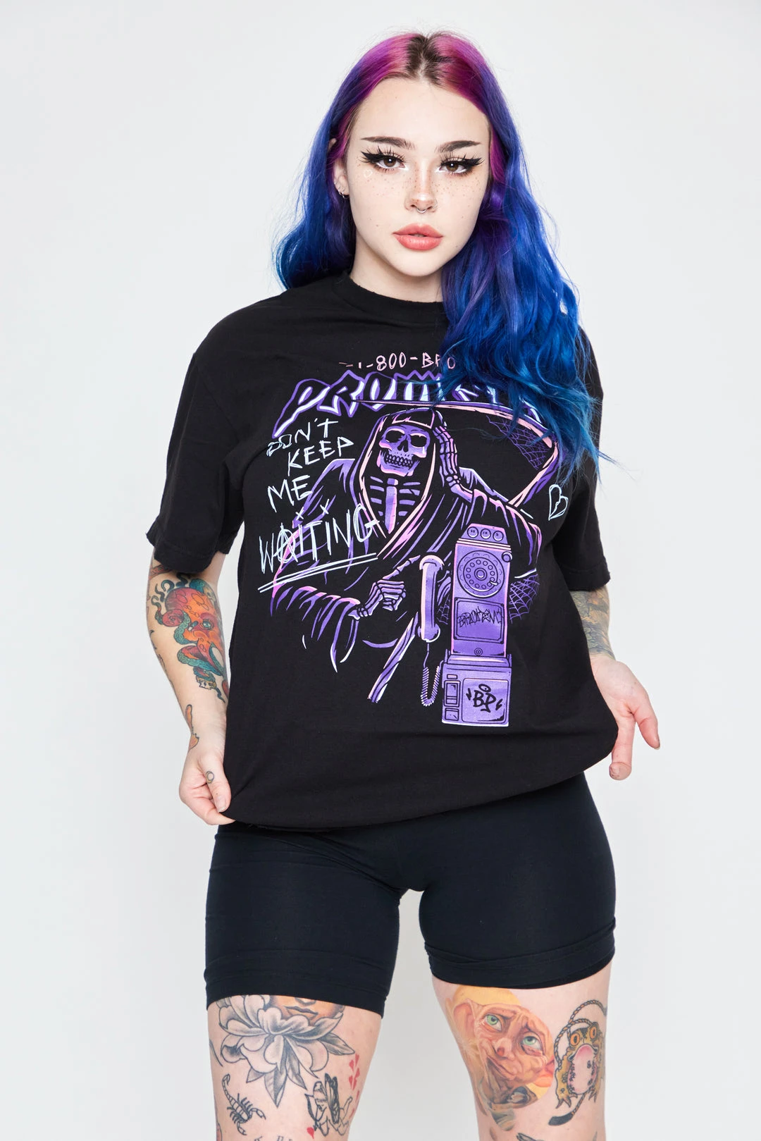 CASH Call Waiting Black Tee