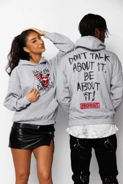 CASH Batwing Hoodie Heather Grey Hoodies