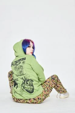 CASH Delirious Hoodie Green