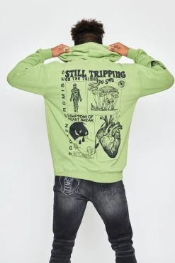 CASH Delirious Hoodie Green