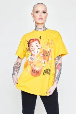 CASH Shirts Little Pain Tee Gold