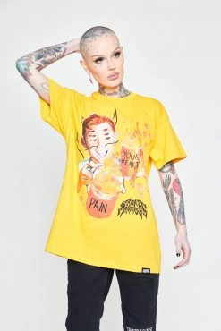 CASH Shirts Little Pain Tee Gold
