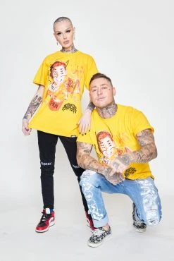 CASH Shirts Little Pain Tee Gold