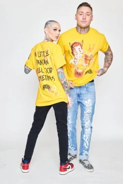 CASH Shirts Little Pain Tee Gold