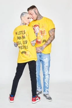 CASH Shirts Little Pain Tee Gold