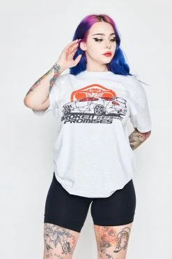 BROKEN PROMISES Drift Run S/S Grey Shirts