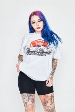 BROKEN PROMISES Drift Run S/S Grey Shirts