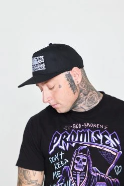BROKEN PROMISES Headwear Crossbones Snapback