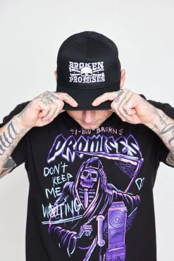 BROKEN PROMISES Headwear Crossbones Snapback