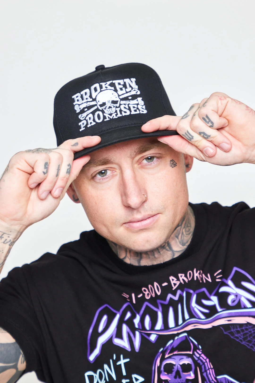 BROKEN PROMISES Headwear Crossbones Snapback