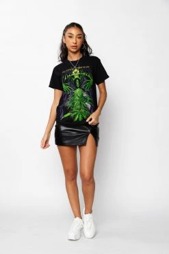 BROKEN PROMISES Grim Reefer Tee Black Shirts