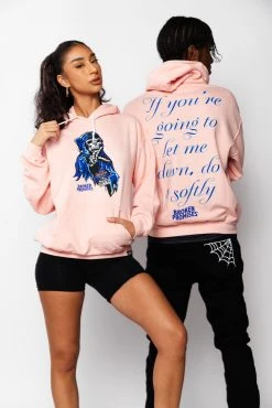 CASH Softly Dyed Hoodie Pink Hoodies