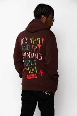 CASH Thinking Bout You Hoodie Chocolate Hoodies