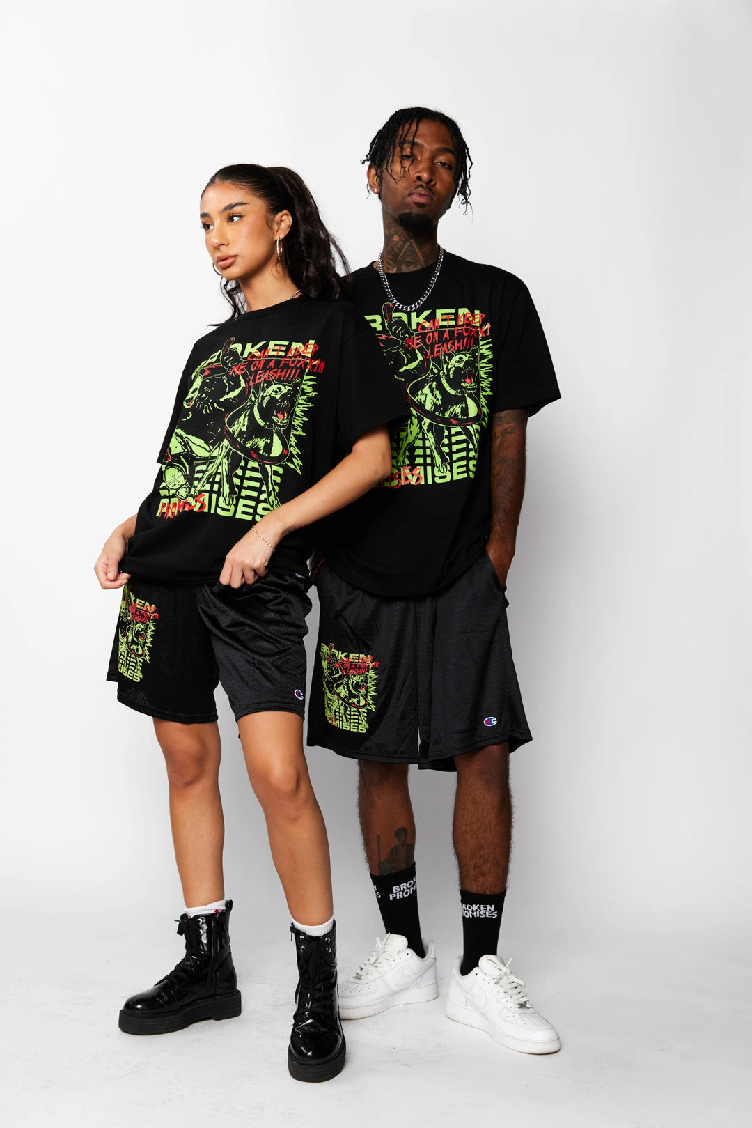 CASH Leash Tee Black