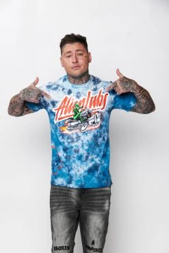 CASH BP X Alienlabs Space Racer Tie Dye Tee