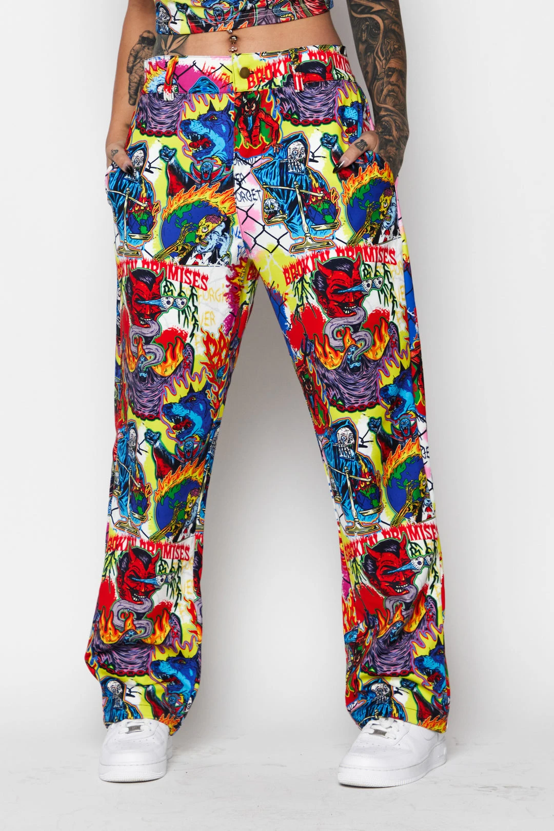 CASH Forgiveness Skate Pant White Bottoms