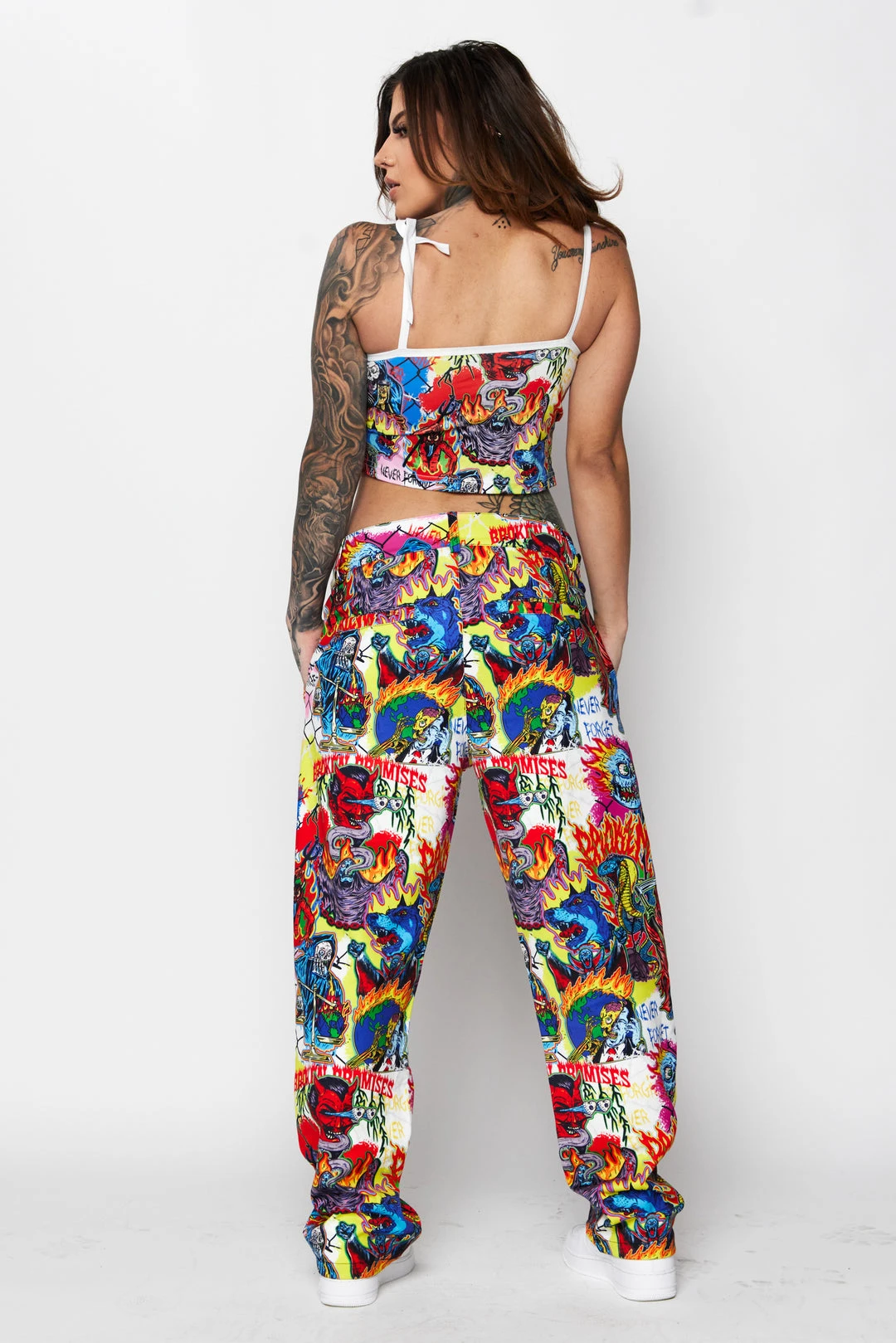 CASH Forgiveness Skate Pant White Bottoms