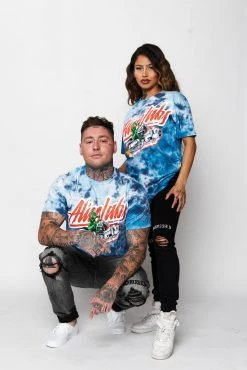 CASH BP X Alienlabs Space Racer Tie Dye Tee