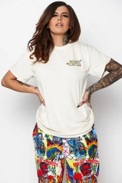 CASH Shirts BP X Alienlabs Peace And Love Tee Natural