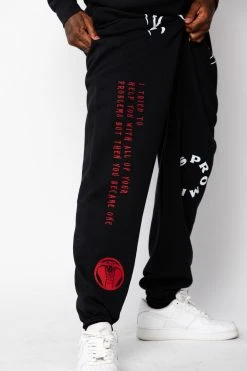 CASH Problems Sweatpant Black/Red