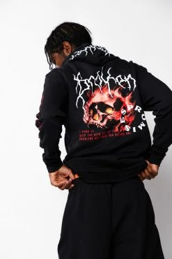 CASH Problems Hoodie Black/Red Hoodies