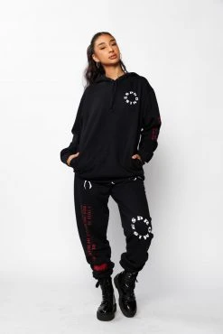 CASH Problems Hoodie Black/Red Hoodies