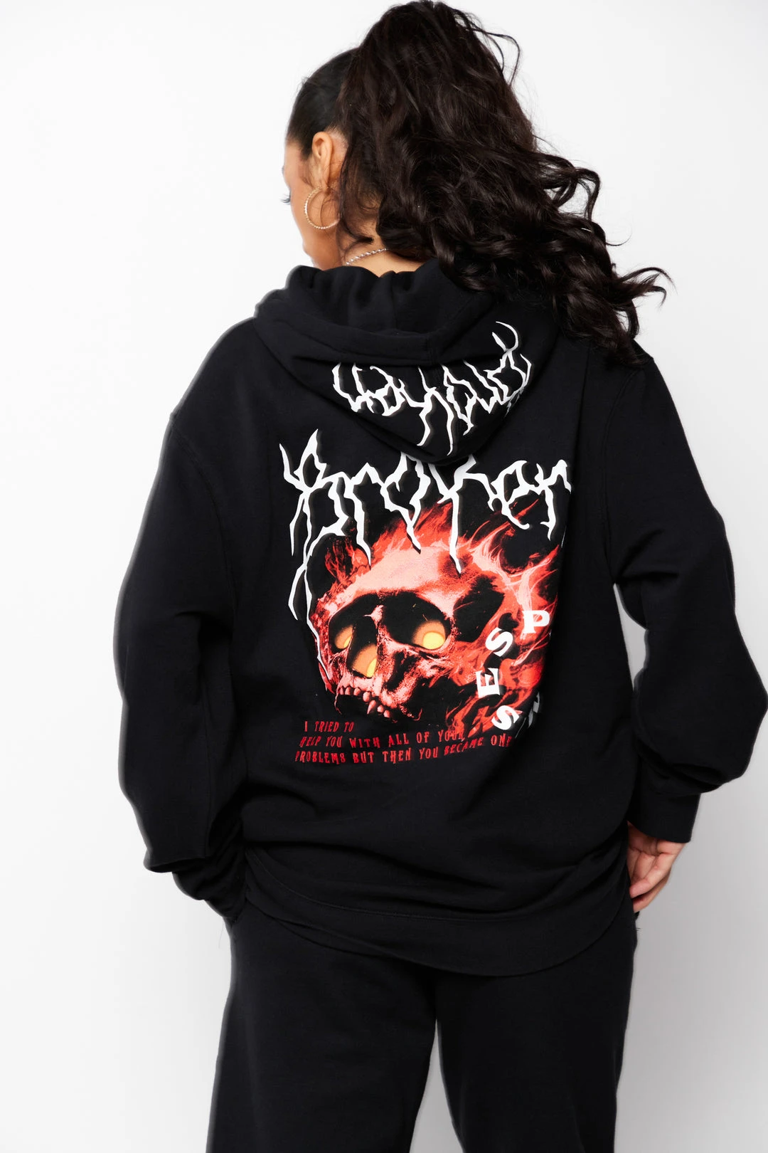 CASH Problems Hoodie Black/Red Hoodies