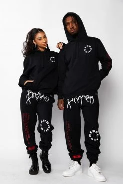 CASH Problems Hoodie Black/Red Hoodies