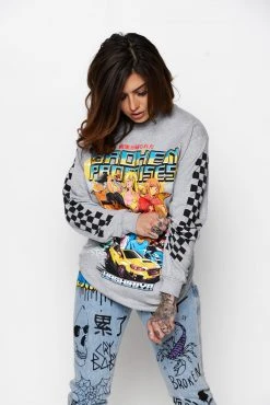 CASH Shirts Street Racers L/S Heather Grey