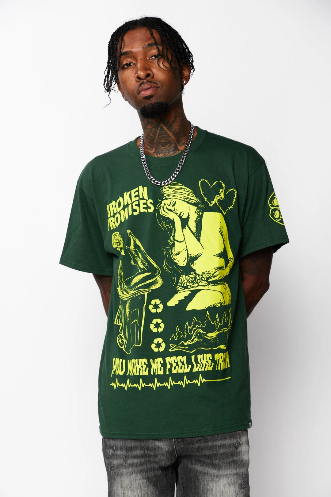 BROKEN PROMISES Feel Like Trash SST Green