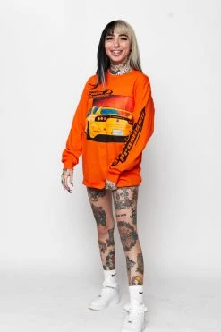 CASH 666 MPH L/S Orange Shirts