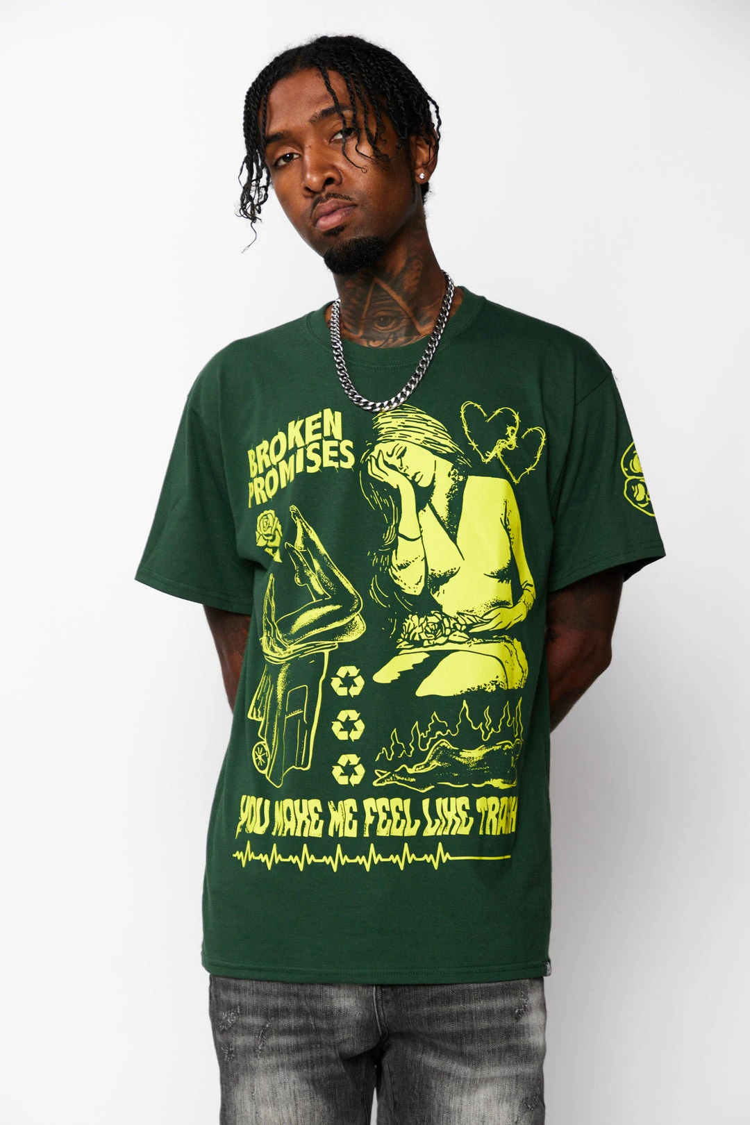 BROKEN PROMISES Feel Like Trash SST Green