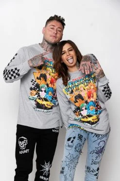 CASH Shirts Street Racers L/S Heather Grey