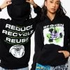 BROKEN PROMISES Hoodies Recycle Hoodie Black